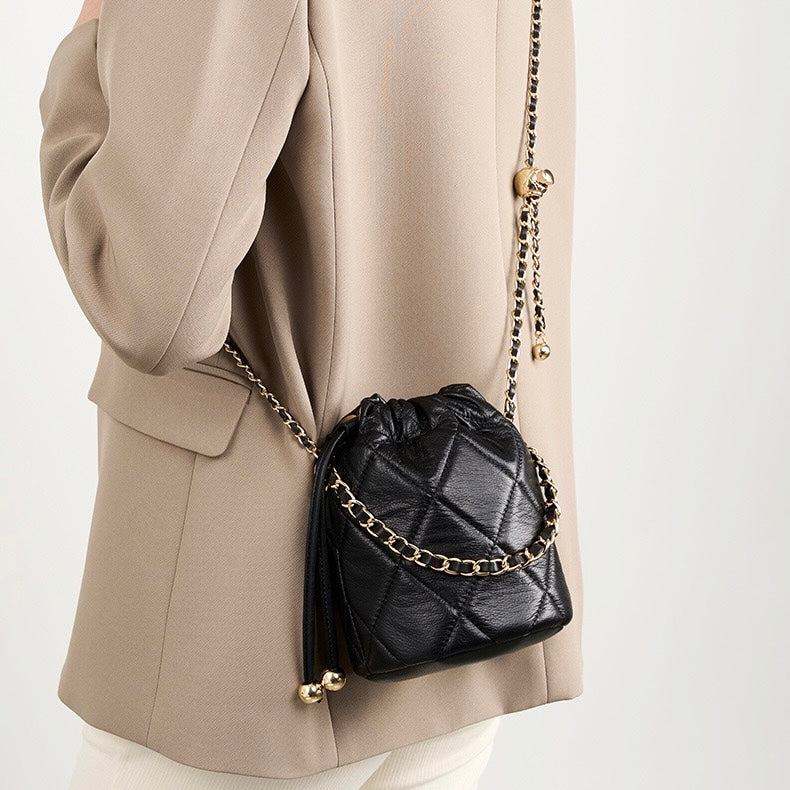 Aurielle Quilted Bucket Bag