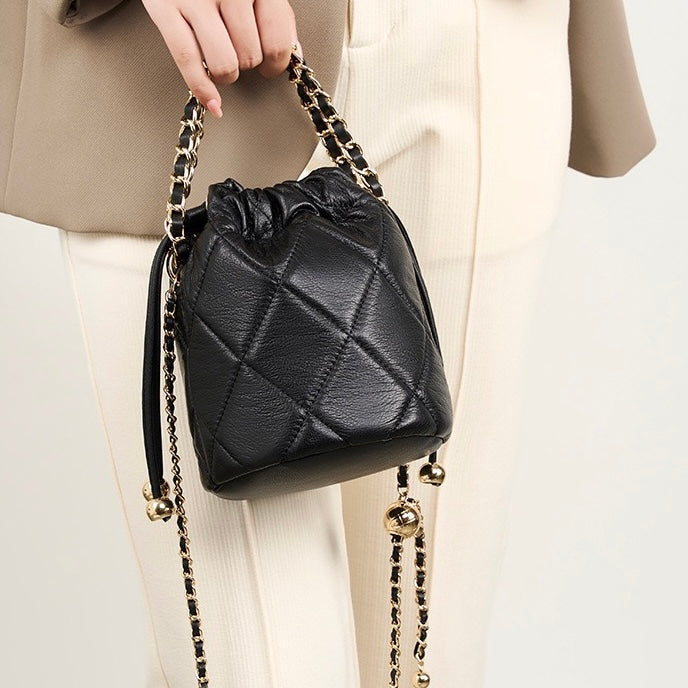 Aurielle Quilted Bucket Bag